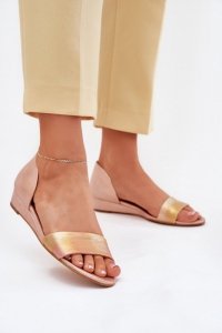 Sandały Model Maciejka 01971-72 Pink Gold - Step in style
