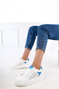 Buty Sportowe Model Remmi 700-21 White/Blue - PRIMO