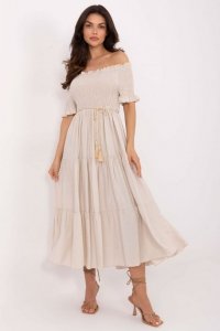 Sukienka Model MI-SK-A2609.96 Beige - Italy Moda