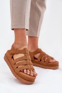 Sandały Model Filisenia PL363 Camel - Step in style