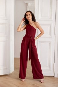 Kombinezon Model Isotta BOR KMB0009 Bordo - Roco Fashion 