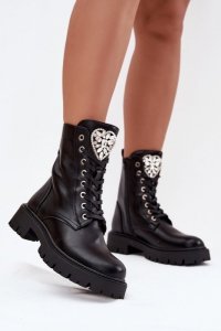 Workery Model Rosira DES837S Black Skóra - Step in style