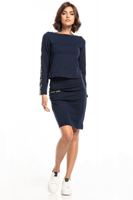 Spódnica Model T329/4 Navy - Tessita