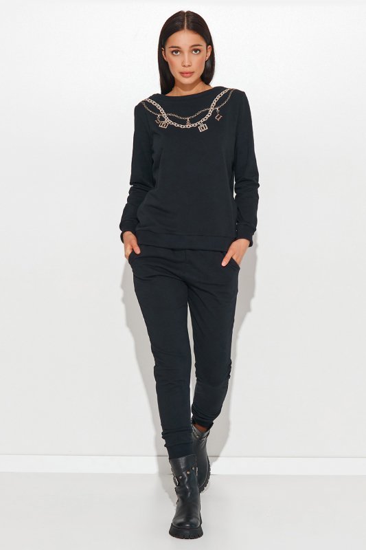 Spodnie Komplet Model NU377 Black - Numinou