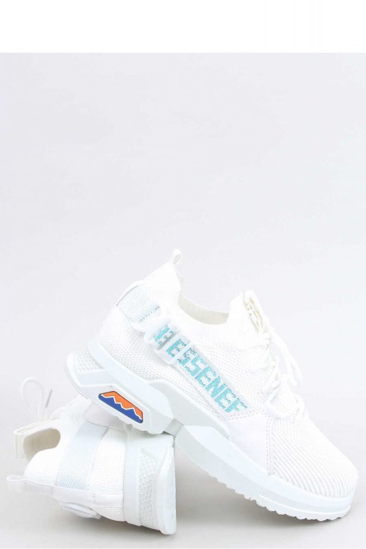 Buty sportowe skarpetkowe HIRAL WHITE - Inello