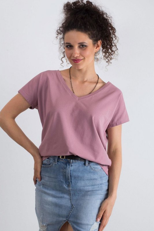 T-shirt Damski Model RV-TS-4832.19P Dark Pink - BFG