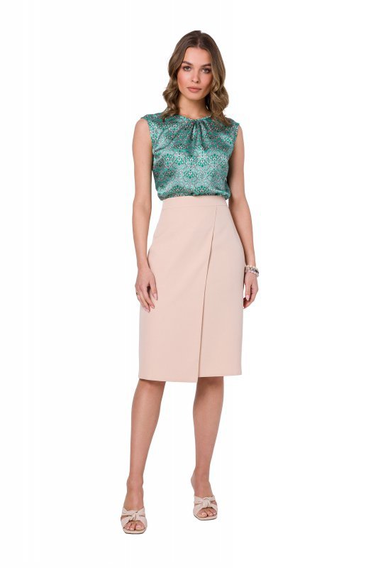 Spódnica Model S343 Beige - Stylove
