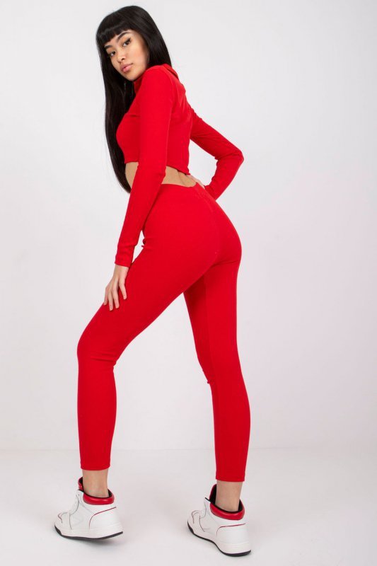 Legginsy Model RV-LG-7533.08 Red - Rue Paris