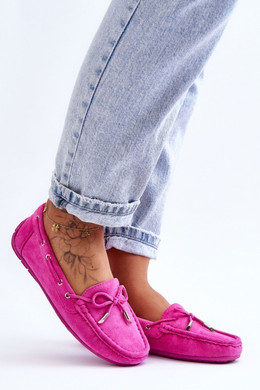 Mokasyny Model Si Passione FT246 Pink - Step in style