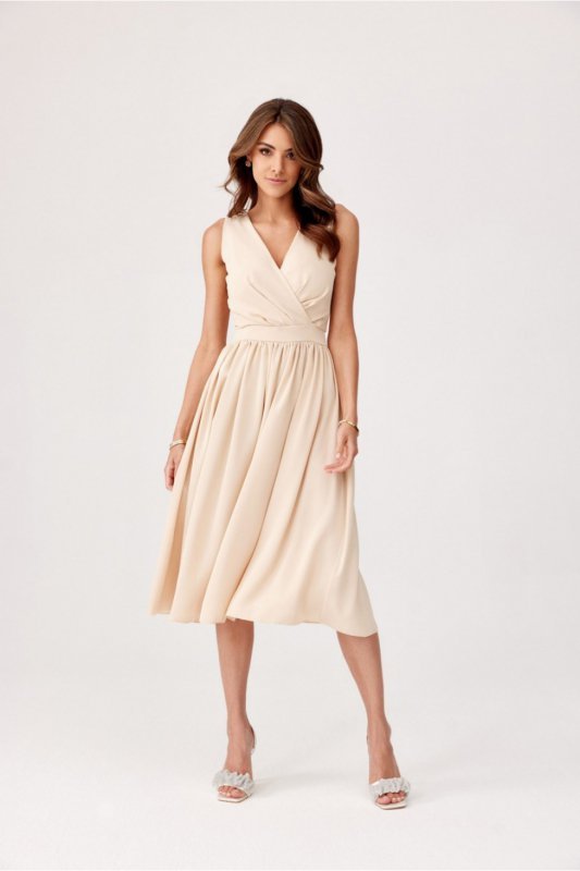Sukienka Model Lily BEZ SUK0399 Beige - Roco Fashion