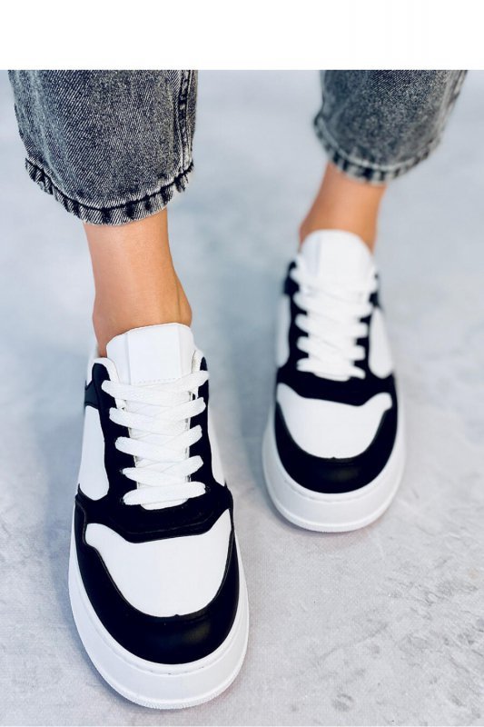 Sneakersy damskie pandy BREWER BLACK - Inello