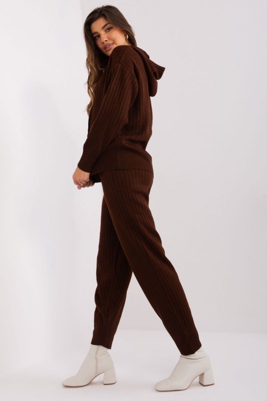 Spodnie Komplet Model BA-KMPL-2211.13P Dark Brown - Badu Hurtownia odzieży on-line, moda damska, bielizna i obuwie dla kobiet - 