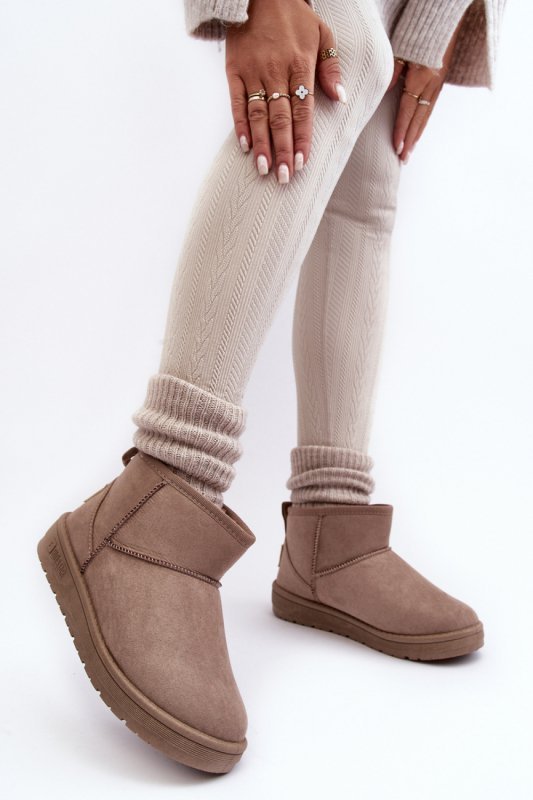Śniegowce Model Big Star KK274294 Dark Beige - Step in style