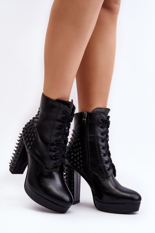 Botki Model Alemilla 15633 Black - Step in style