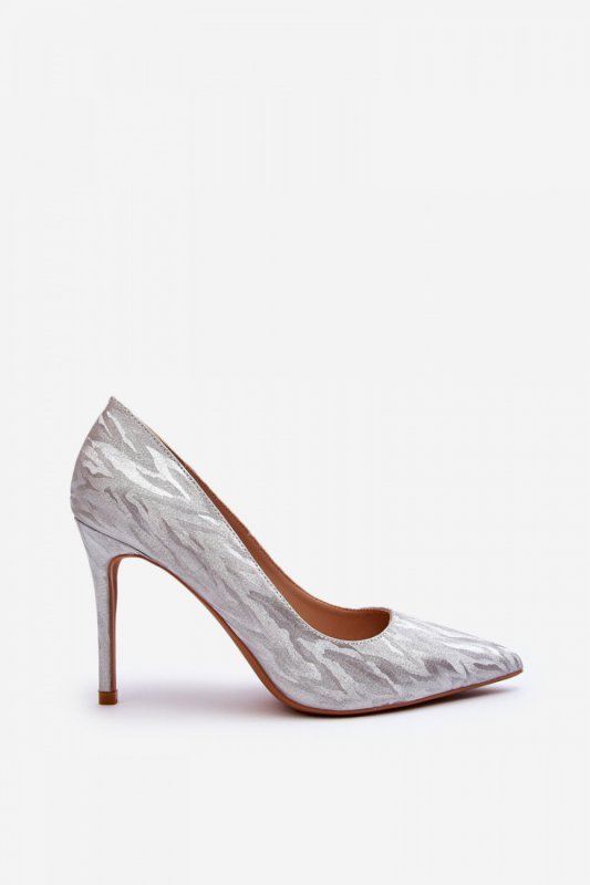 Szpilki Model Klonisa TU246 Silver - Step in style