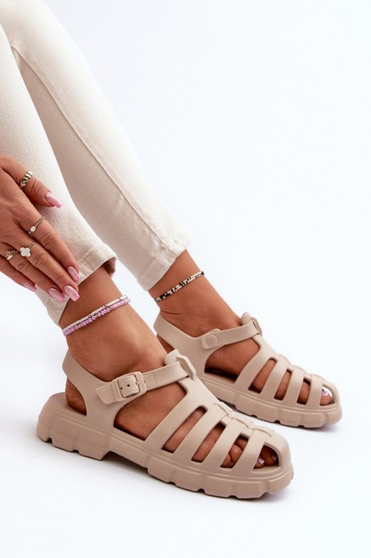 Sandały Model Gasaria 3761 Beige - Step in style