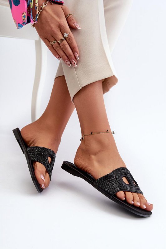 Sandał Klapki Model Dimrose LT06 Black - Step in style