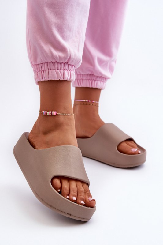 Sandał Klapki Model Airaplea 24SD19-7564 Brown - Step in style