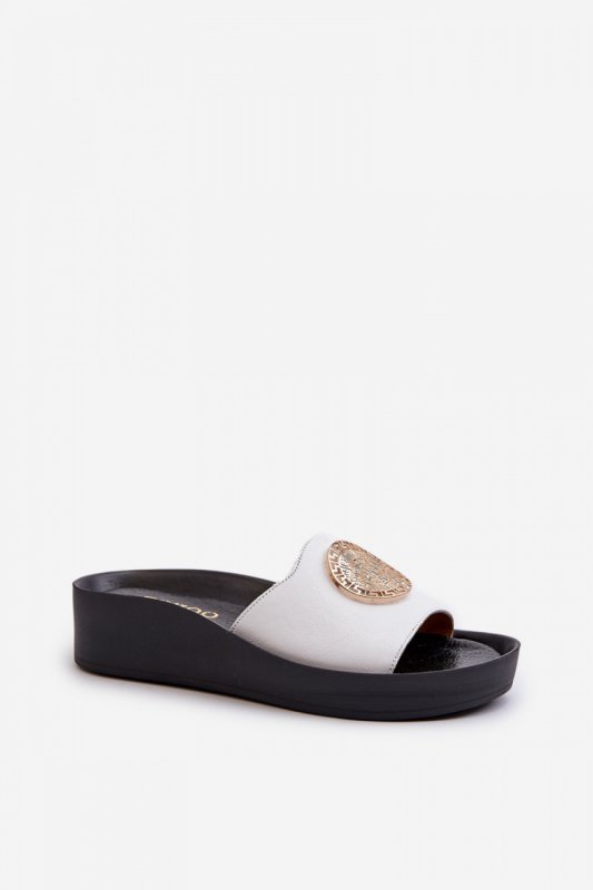 Sandał Klapki Model Zazoo 2920 White - Step in style