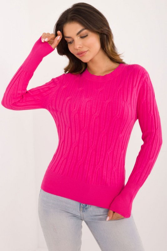 Sweter Damski Model AT-SW-2338-2.00 Fuksja - AT