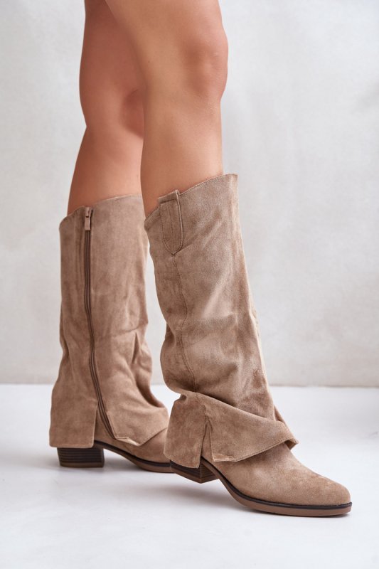 Kozaki Model Stinova RMR2382-2 Beige - Step in style