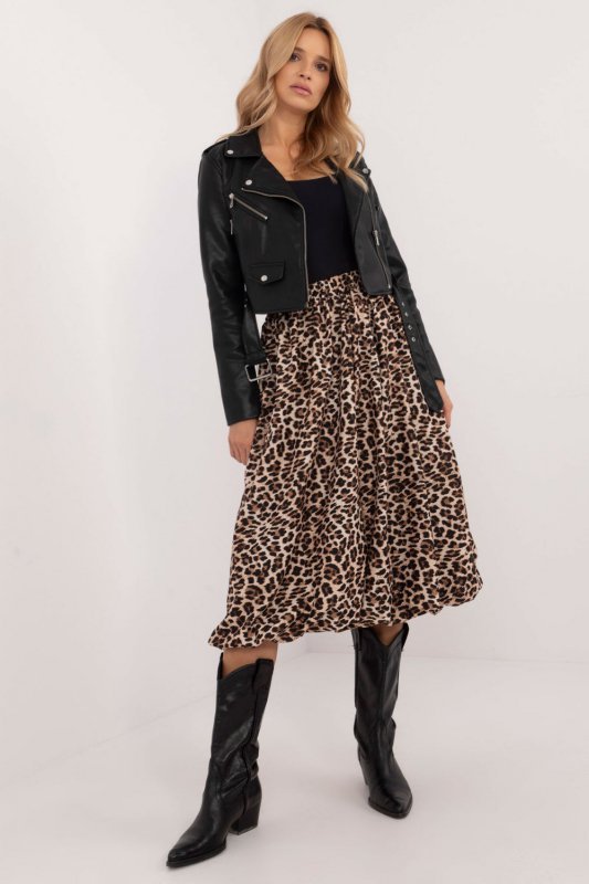 Spódnica Model DHJ-SD-19863-2.55 Black/Beige - Italy Moda