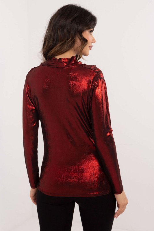Bluzka Model DHJ-BZ-15268.30 Dark Red - Italy Moda