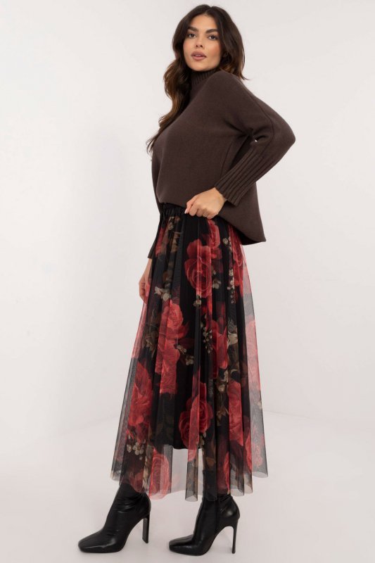 Spódnica Model DHJ-SD-19981-3.16 Black/Red - Italy Moda