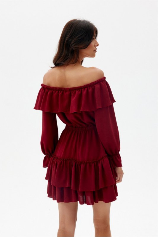 Sukienka Model Morella BOR SUK0491 Bordo - Roco Fashion