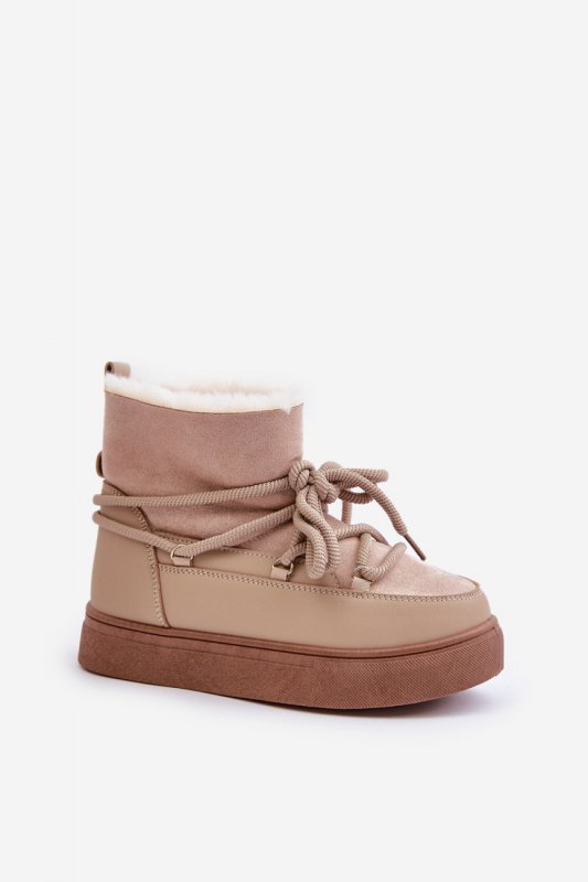 Śniegowce Model Aziara 8933 Beige - Step in style