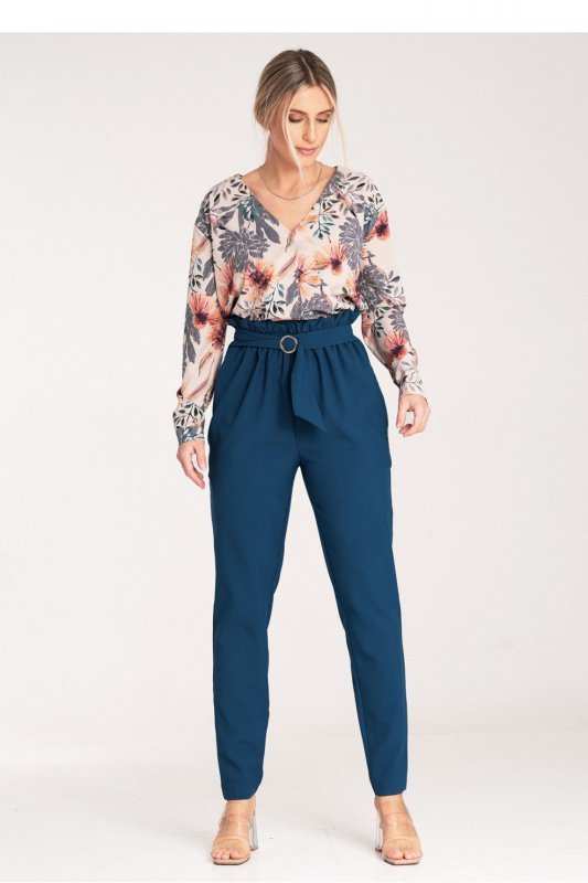 Spodnie Damskie Model M1072 Navy - Figl