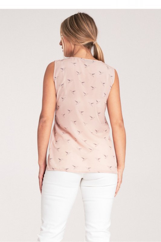Bluzka Model M1076 Pink - Figl