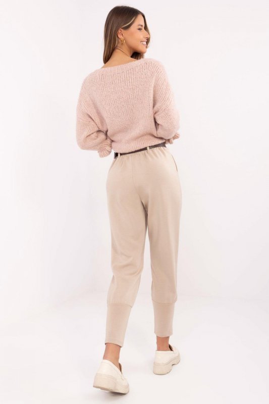Spodnie Dresowe Model DHJ-SP-20316.87 Beige - Italy Moda