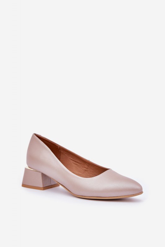 Czółenka Model Lewski 3118 Dark Beige - Step in style