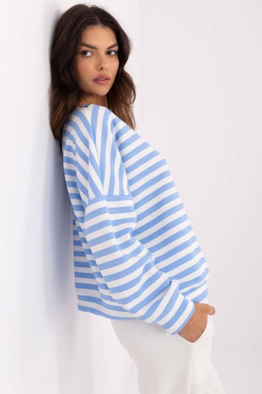 Bluzka Model MI-BZ-2716561.22 White/Blue - Italy Moda