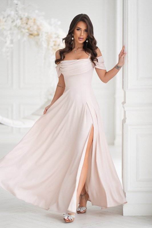 Sukienka Model 330-22 Beige - Bicotone