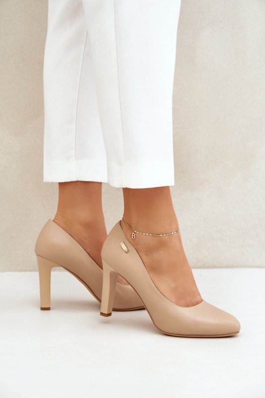 Czółenka Model Sergio Leone 1457 Coffe Campbell - Step in style