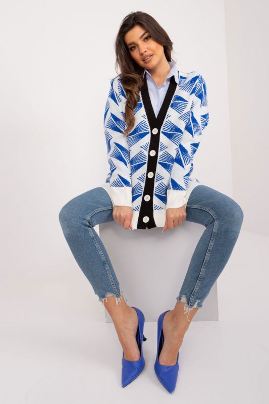 Sweter Damski Model BA-SW-12035.09 Cobalt - Badu