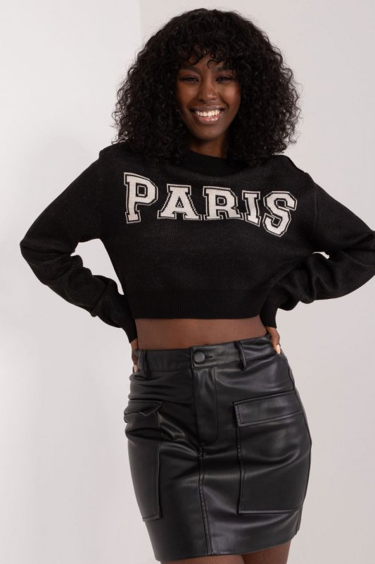 Sweter Damski Model BA-SW-1489.24 Black - Badu
