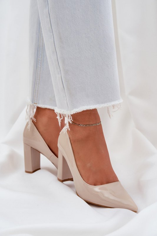 Czółenka Model Kilanne AI08 Beige - Step in style