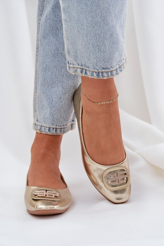 Baleriny Model Ainoria ZA58P Gold - Step in style