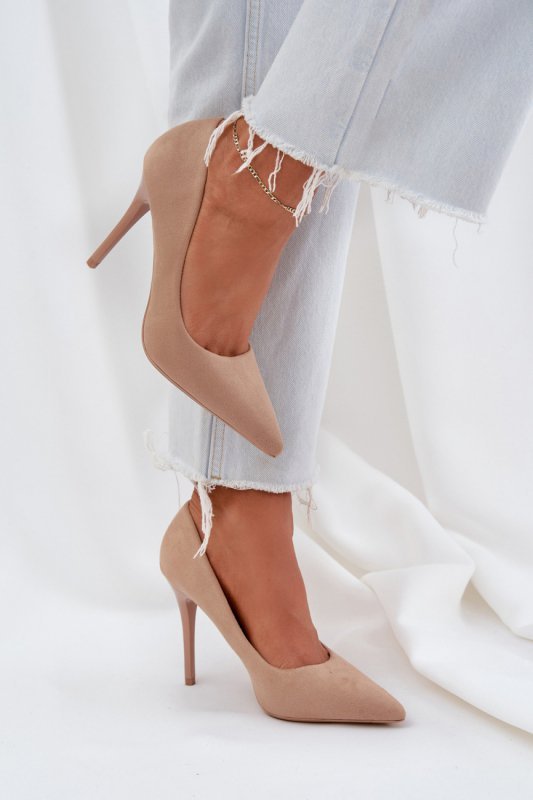 Szpilki Model Navinda LE113P Beige - Step in style