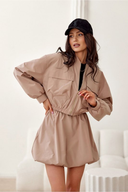Spódnica Model Noel BEZ SPO0054 Beige - Roco Fashion