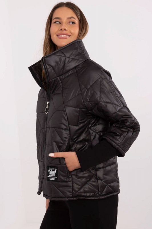 Kurtka Damska Model MI-KR-9002.71P Black - Italy Moda