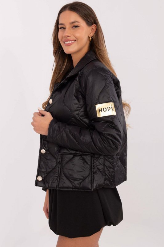 Kurtka Damska Model MI-KR-88375.74P Black - Italy Moda