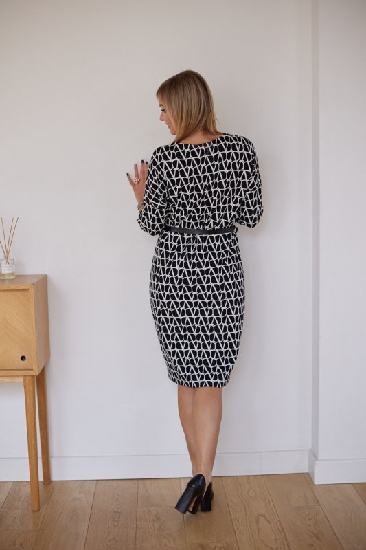 Sukienka Model VV M376L Black/Ecru - La Aurora