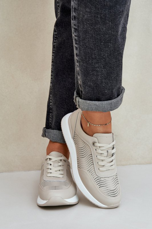 Buty Sportowe Model S.Barski LR51-551 Beige - Step in style