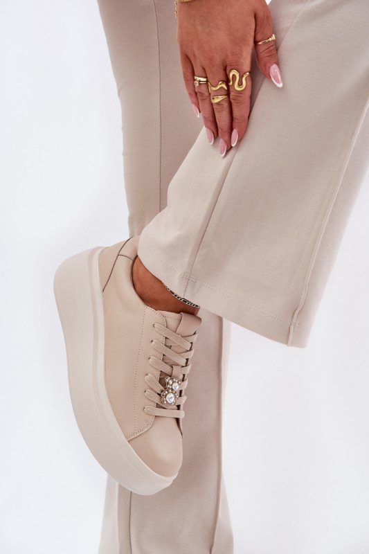 Buty Sportowe Model Vinceza 39922 Beige - Step in style