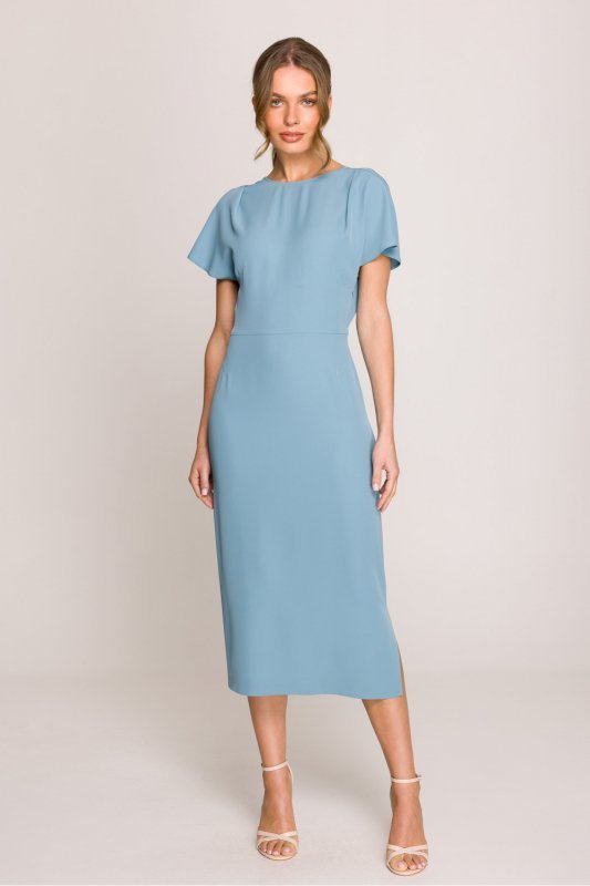 Sukienka Model S398 Cold Blue - Stylove