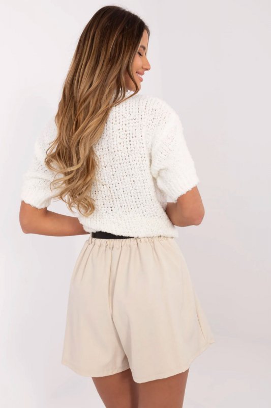 Szorty Damskie Model MI-SN-61785.83 Beige - Italy Moda